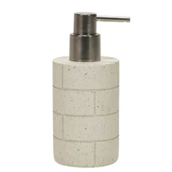 Dispenser sapone in Poliresina Effetto Pietra Beige 250 ml
