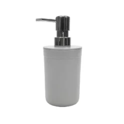 Dispenser Sapone Liquido Plastica Grigio 390 ml