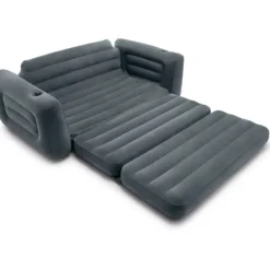 Divano Letto Gonfiabile 2 Posti con Porta Bicchieri