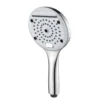 Doccetta Tonda in Abs 3 getti Victoria Cromata diametro 13 cm