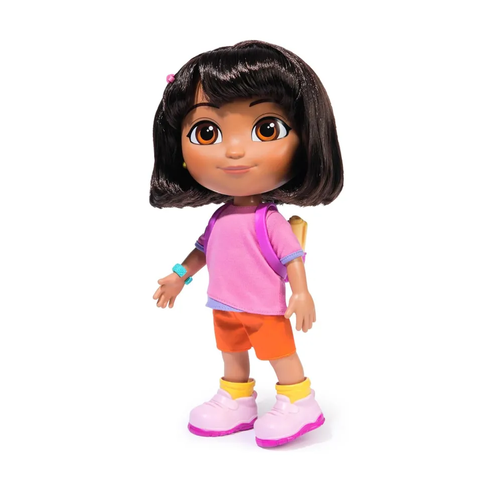 Dora l'Esploratrice Bambola Interattiva Canta ed Esplora h30,4 cm