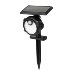 Faretto Solare Led da giardino Luce Fredda 5W con Sensore di Movimento