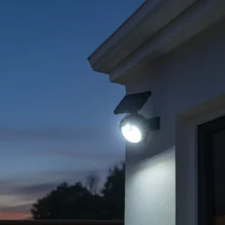 Faretto Solare Led da giardino Luce Fredda 5W con Sensore di Movimento