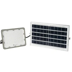 Faro Solare LED da esterno Luce Naturale 4000K 1200Lm 50 Watt