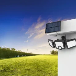 Faro Solare LED Luce Fredda da esterno 8 Watt