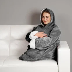 Felpa Plaid con cappuccio Wallaby Taglia unica Unisex