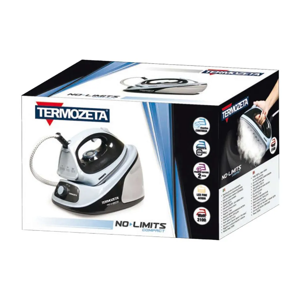 Ferro da stiro a Vapore con Caldaia No Limits Compact Ceramic 2100 Watt