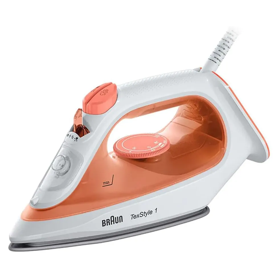 Ferro da Stiro a Vapore TexStyle 1 con Piastra Antiaderente e Autopulente 1900 Watt