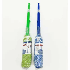 Fiocco lavapavimenti in microfibra con asta estensibile fino a 125 cm