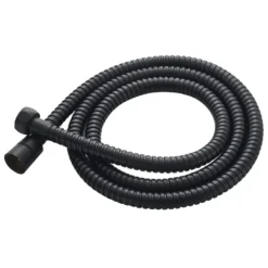 Flessibile Doccia in Acciaio Nero 150 cm