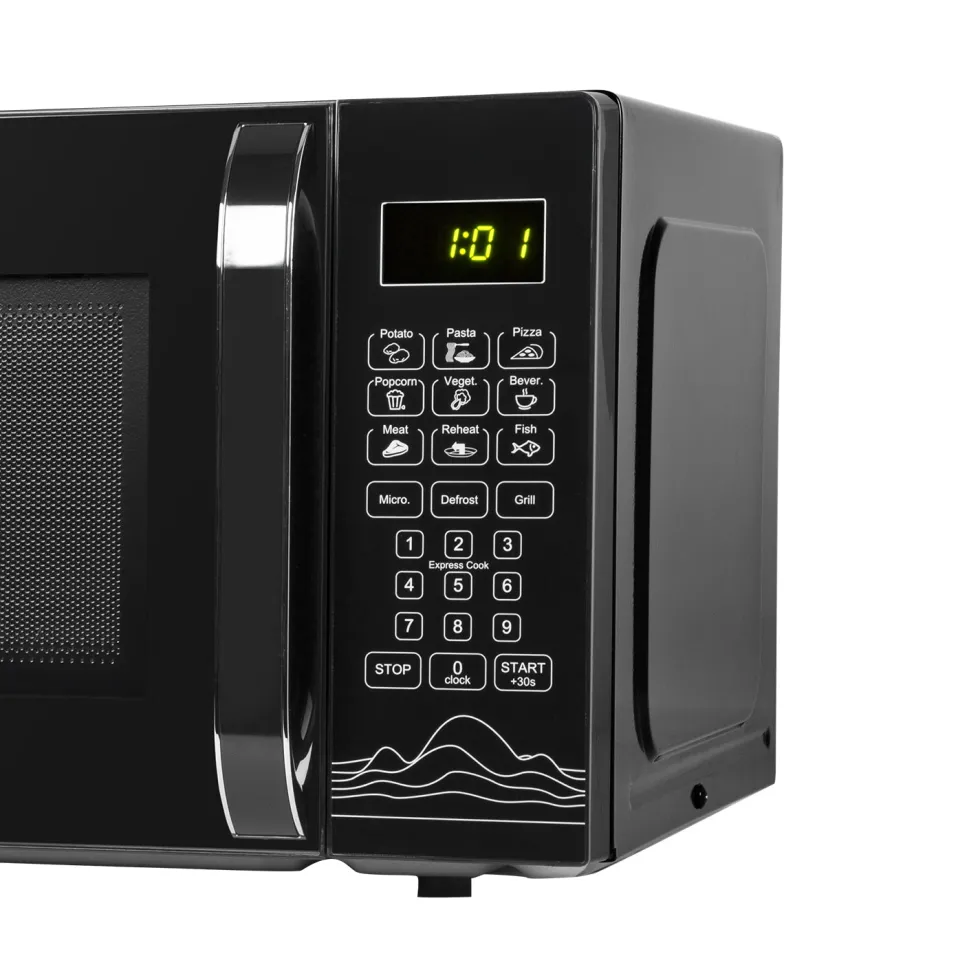 Forno Microonde Digitale con Grill 28 litri Cosmo Black 1200 Watt
