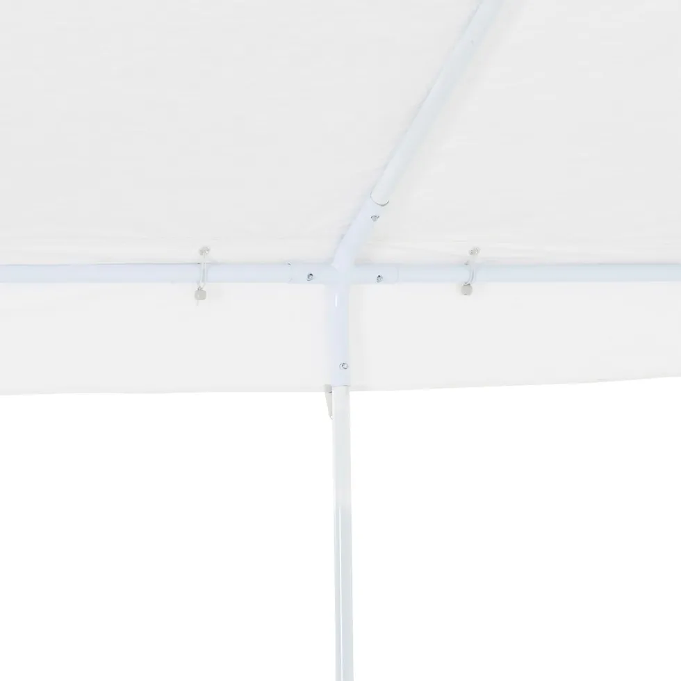 Gazebo da Giardino Bianco 3x6 metri