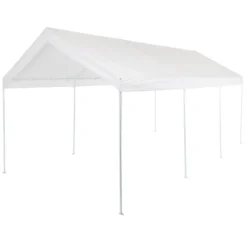 Gazebo da Giardino Bianco 3x6 metri