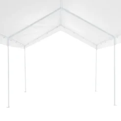 Gazebo da Giardino Bianco 3x6 metri