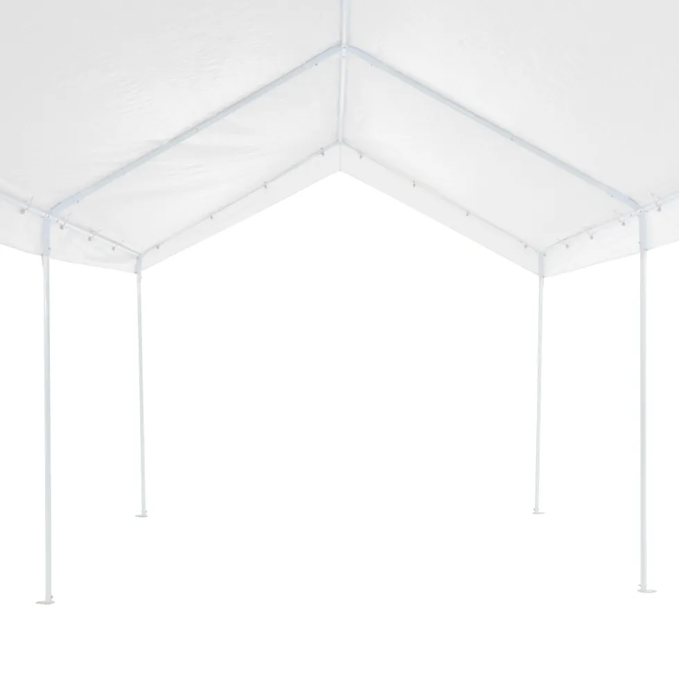 Gazebo da Giardino Bianco 3x6 metri