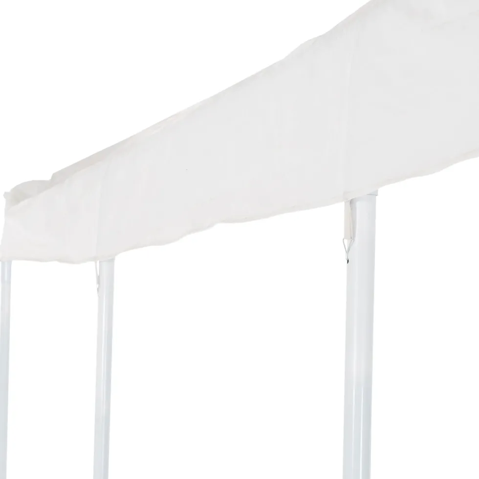 Gazebo da Giardino Bianco 3x6 metri