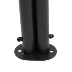 Gazebo da giardino in Acciaio Antracite con Telo in Poliestere Écru 3,8x3,8 metri