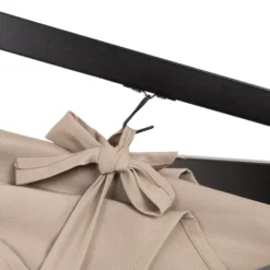 Gazebo da giardino Richiudibile in Acciaio Antracite con Telo in Poliestere Écru 3x3 metri