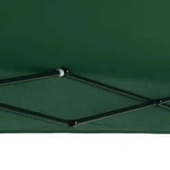 Gazebo da giardino Richiudibile in acciaio Antracite con telo Verde 3x3 metri