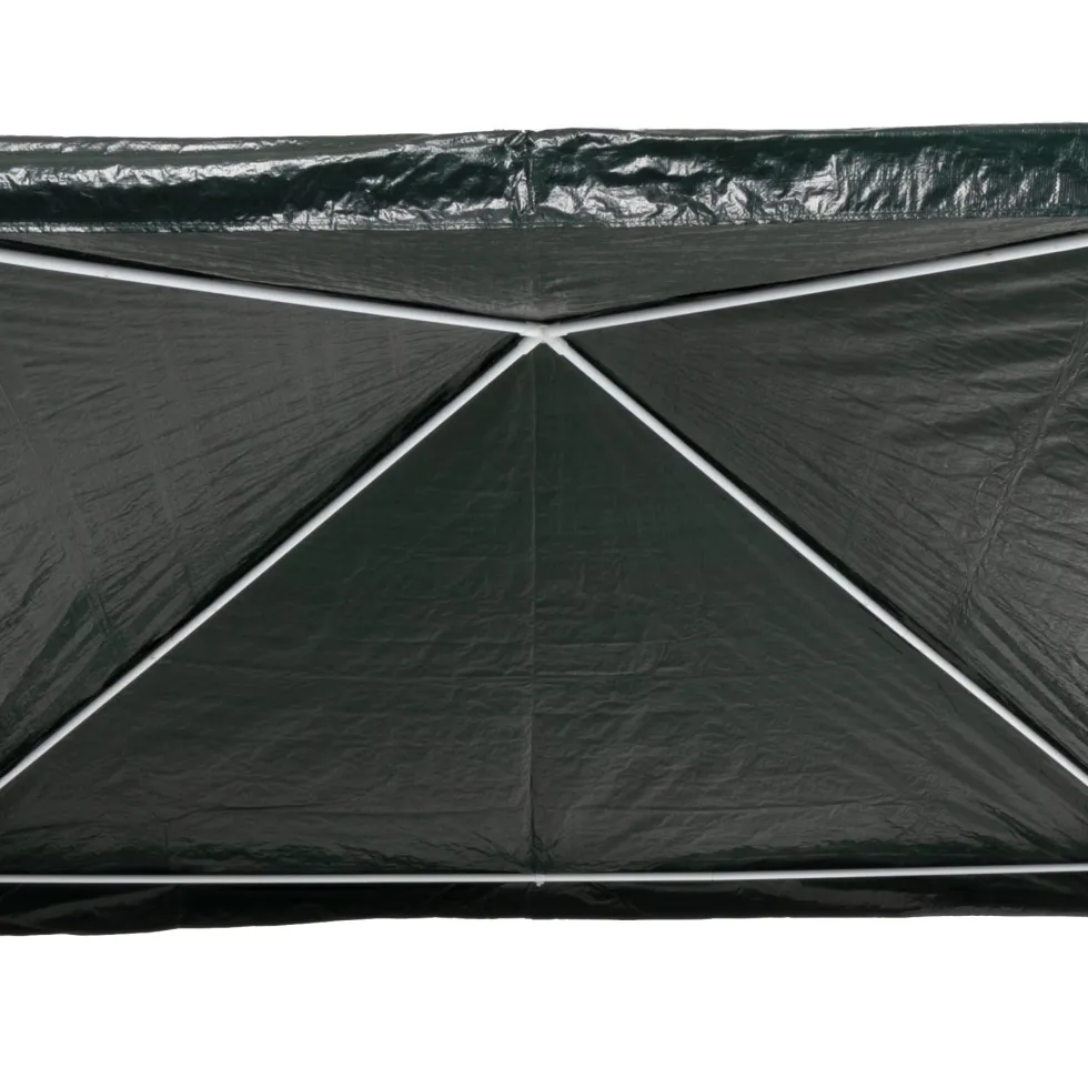 Gazebo da Giardino Verde in Metallo 3x3 metri