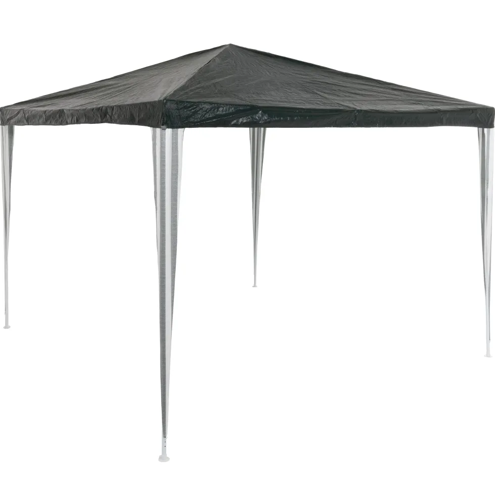 Gazebo da Giardino Verde in Metallo 3x3 metri