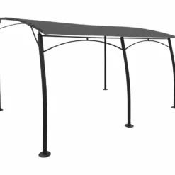 Gazebo Pergola Grigio 3x4 metri