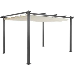 Gazebo Pergola Telo Ècru 3x4 metri