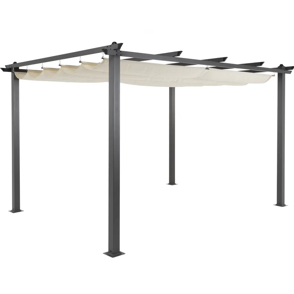 Gazebo Pergola Telo Ècru 3x4 metri