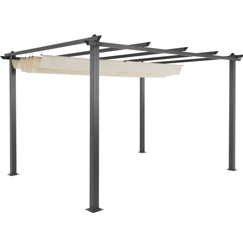 Gazebo Pergola Telo Ècru 3x4 metri