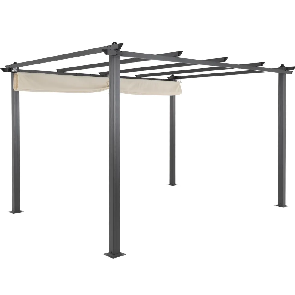 Gazebo Pergola Telo Ècru 3x4 metri