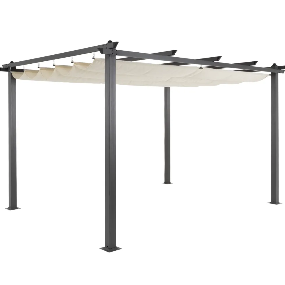 Gazebo Pergola Telo Ècru 3x4 metri
