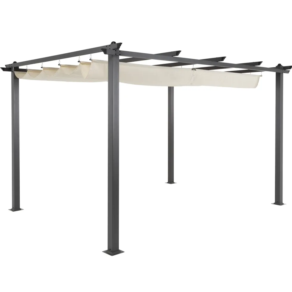 Gazebo Pergola Telo Ècru 3x4 metri