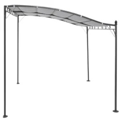 Gazebo Veranda con telo Grigio 2,5x3 metri