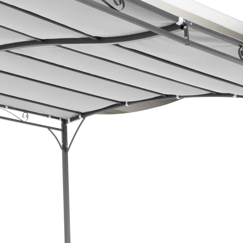Gazebo Veranda con telo Grigio 2,5x3 metri