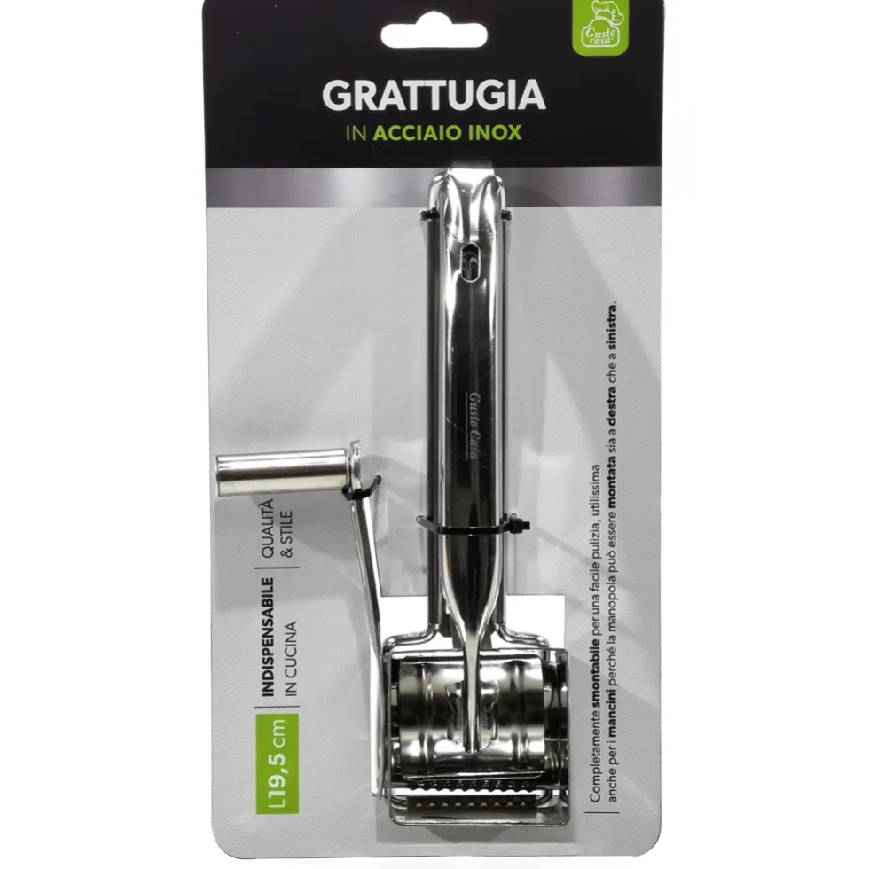 Grattugia a rullo manuale in acciaio inox