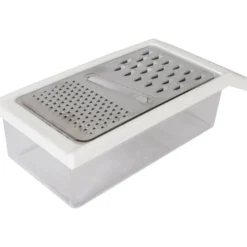 Grattugia in Acciaio Inox con Vaschetta 850 ml