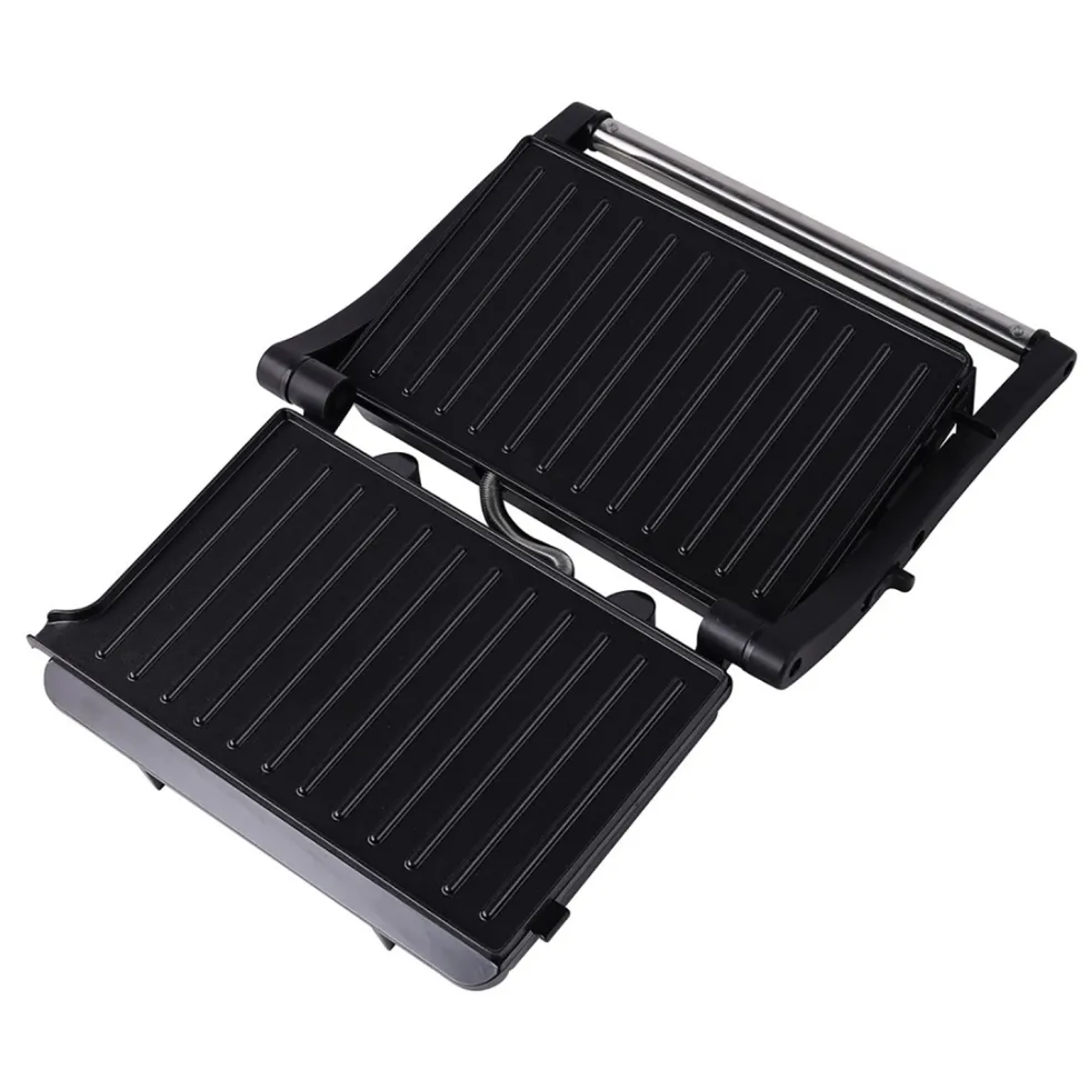 Griglia Elettrica Multifunzione con Apertura 180° 1000 Watt