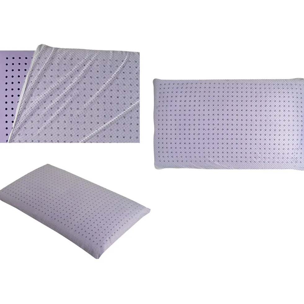Guanciale Memory Foam con essenza profumata Lavanda Aromatherapy