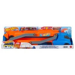 Hot Wheels City Speed Track Transporter Camion Pista con Lanciatore