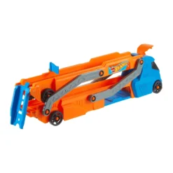 Hot Wheels City Speed Track Transporter Camion Pista con Lanciatore