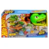 Hot Wheels City T-Rex Battaglia Infuocata – Playset con Macchinina 1:64