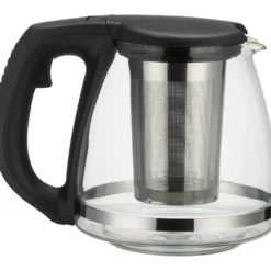 Infusiera in Vetro Borosilicato 1,2 Litri con Filtro in Acciaio Inox