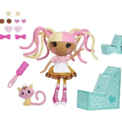 Lalaloopsy Silly Hair Bambola Scoops Waffle Cone con Accessori