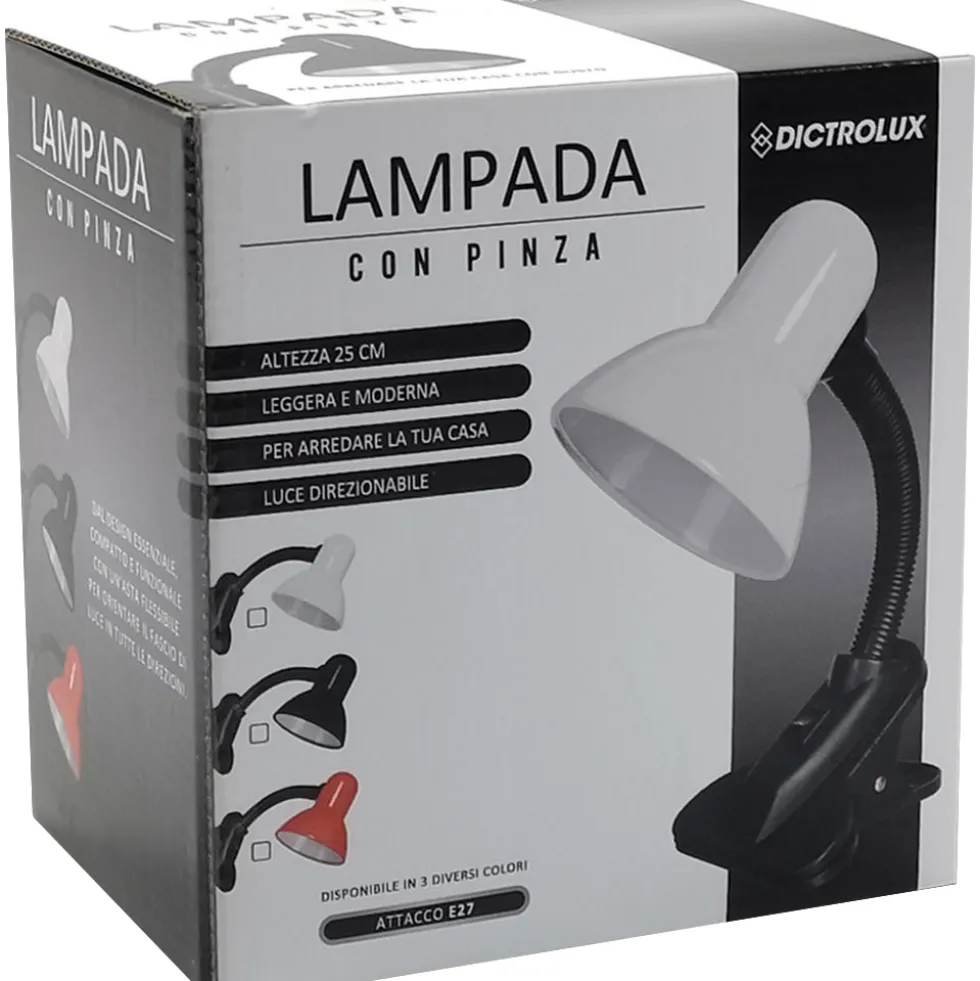 Lampada da Scrivania con pinza h25 cm