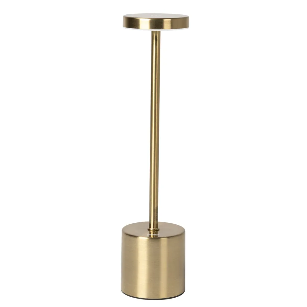 Lampada da tavolo a Led Touch Dimmerabile Ricaricabile Sotylia Gold