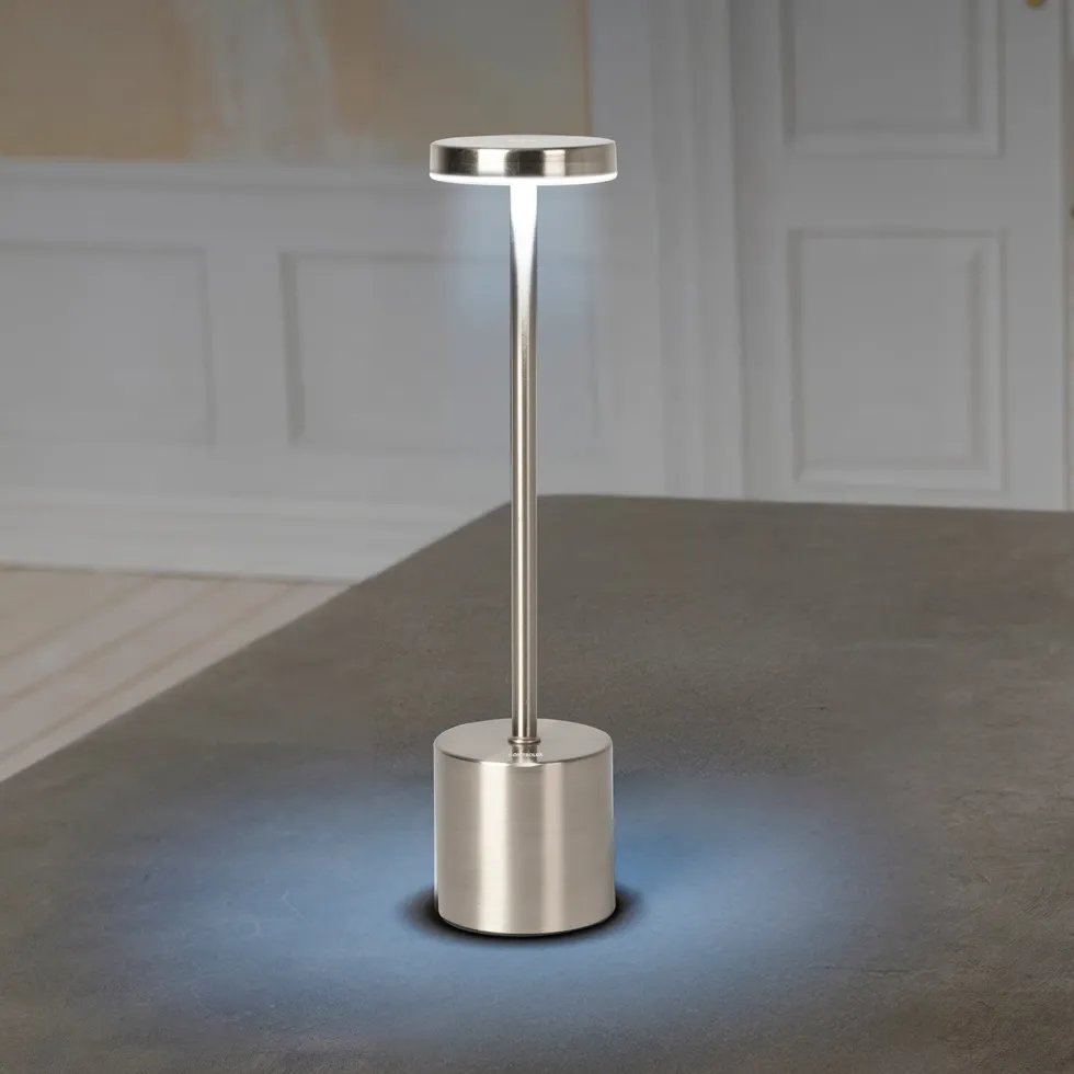 Lampada da tavolo a Led Touch Dimmerabile Ricaricabile Sotylia Grey