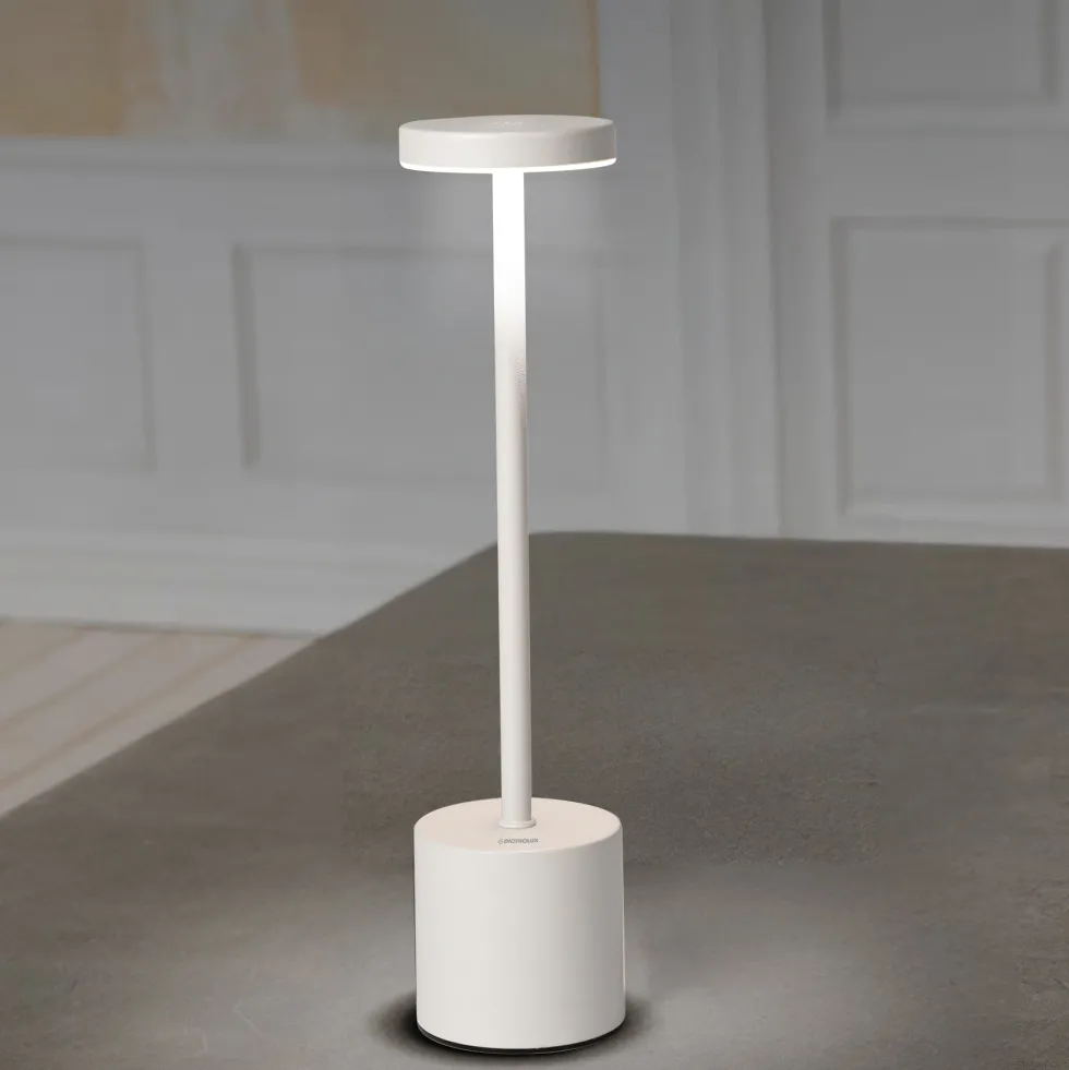 Lampada da tavolo a Led Touch Dimmerabile Ricaricabile Sotylia White