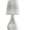 Lampada da Tavolo in Ceramica e Lino h31cm