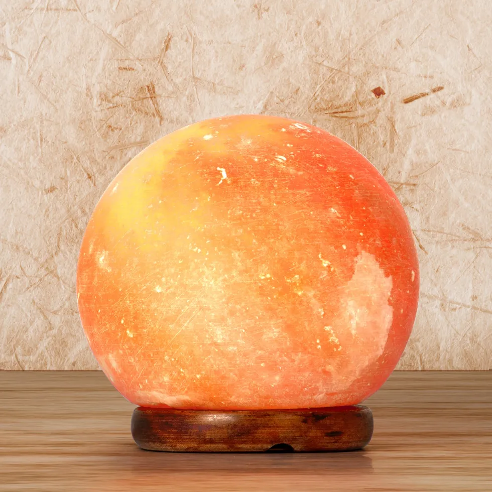 Lampada di Sale Rosa dell'Himalaya Dimmerabile 3,5 kg