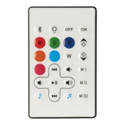 Lampada LED Ricaricabile Multicolor con Speaker Bluetooth MooNy 20x20 cm